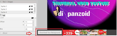Cara membuat thumbnail video youtube secara online di Panzoid Cara membuat thumbnail video youtube secara online di Panzoid