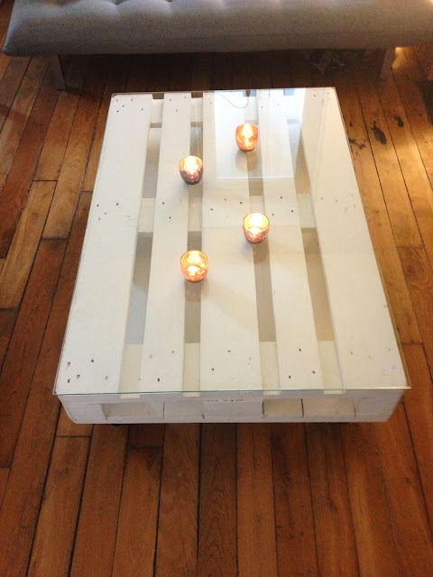 table basse en bois de palette