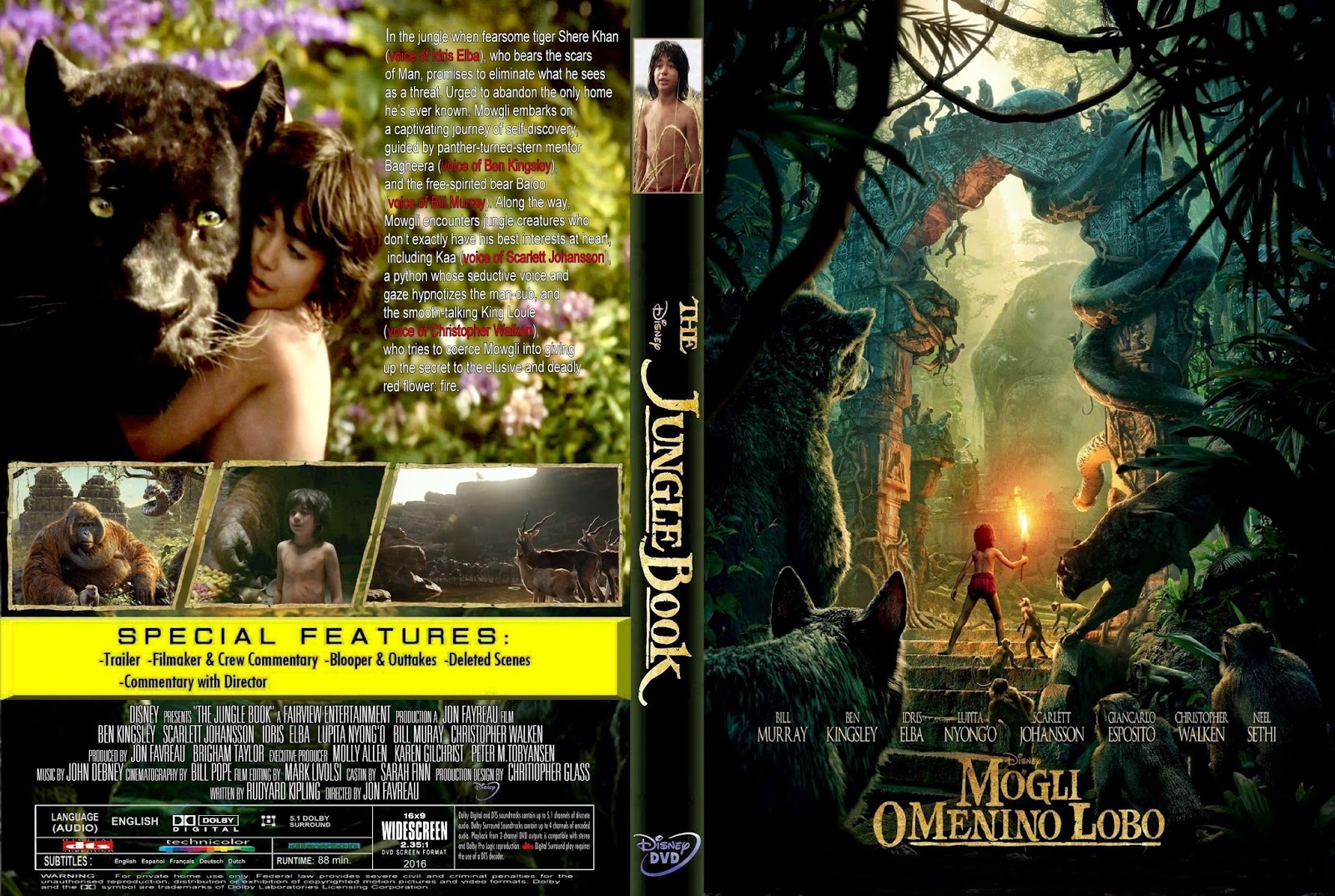 Mogli: O Menino Lobo Torrent – BluRay Rip 720p e 1080p Dublado (2016)