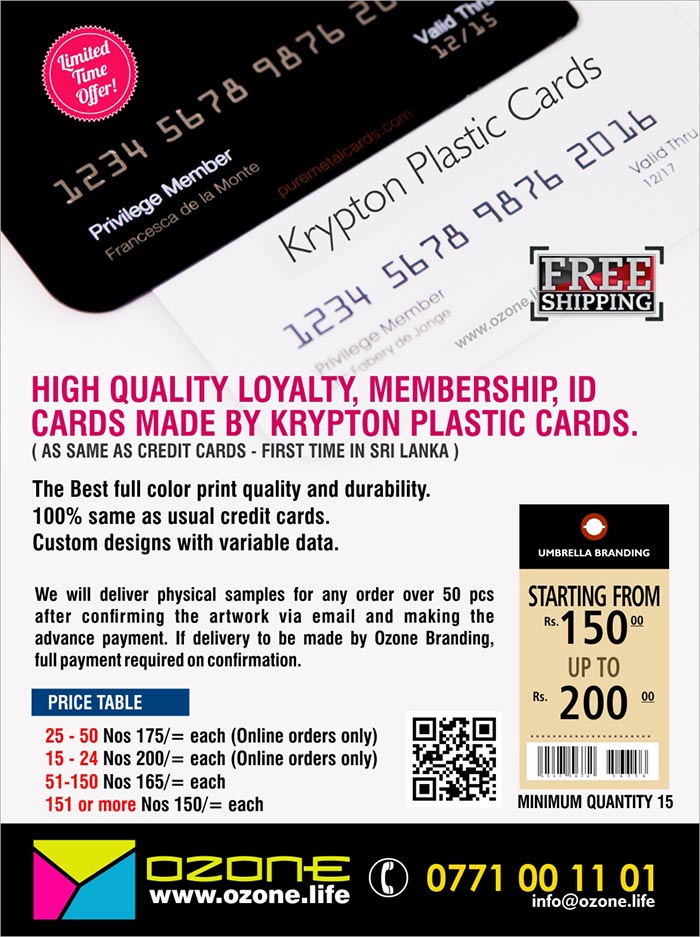High quality Loyalty, Membership, ID Cards Made By Krypton Plastic