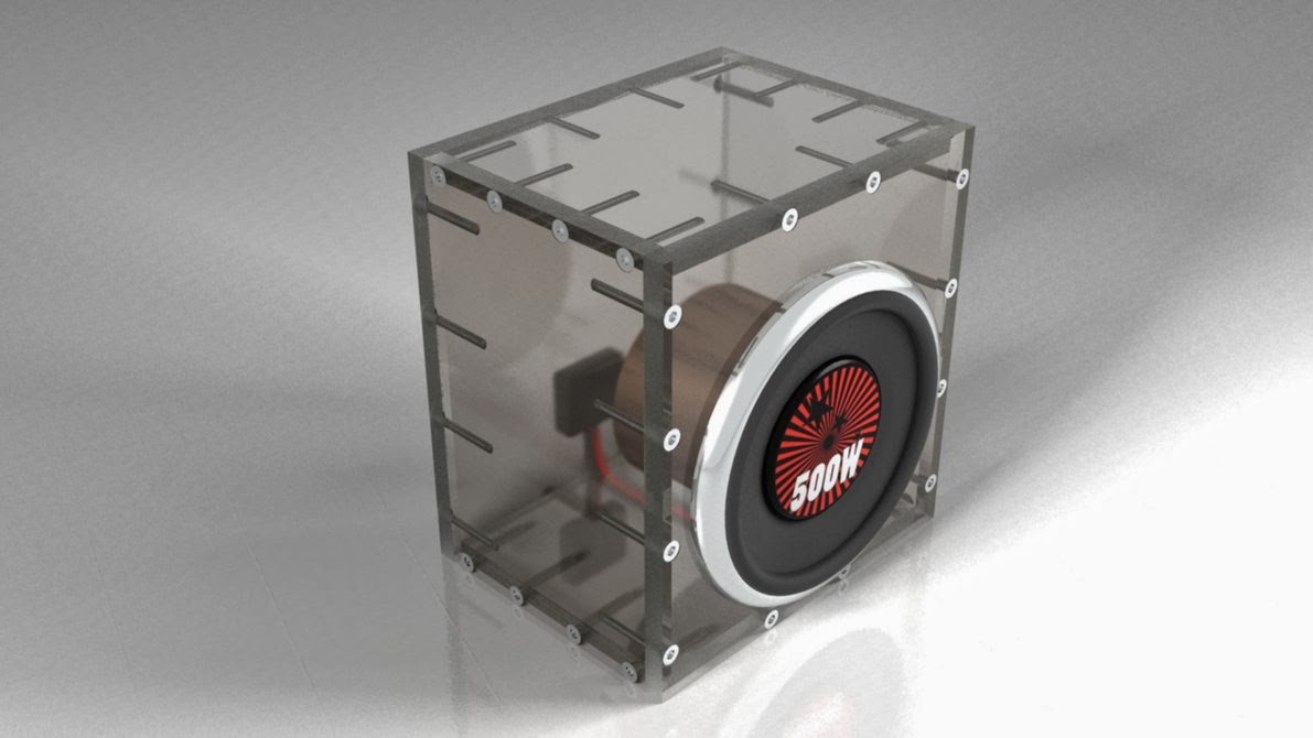 Custom Acrylic Aditya Desain Box Speaker Acrylic Sesuai Keinginan Anda