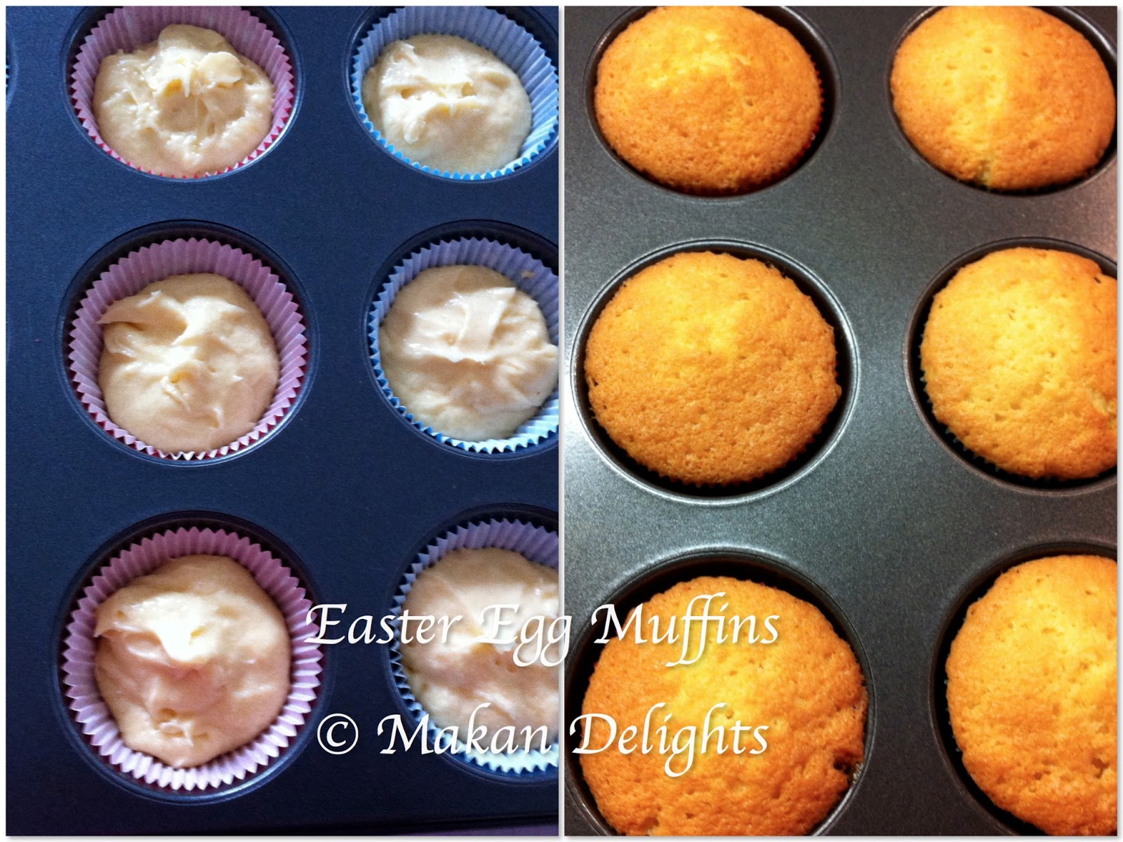 Makan Delights Easter Egg Muffins