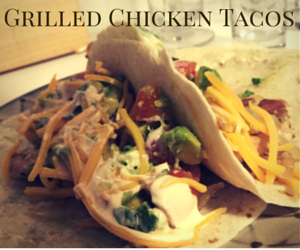 Tasty Eats | Grilled Chicken Tacos with Avocado Salsa