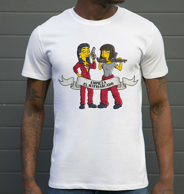 T-shirt La Casa de Papel - Nairobi y Tokyo la casa de papel, la-casa-de-papel, el profesor, berlin, tokyo, rio, denver, nairobi, moscu, helsinki, oslo, arturito, arturo, monica, mónica gaztambide, alison parker, salva, t shirt casa de papel, casa papel, casa de papel, bella ciao, empieza el matriarcado, soy la puta ama