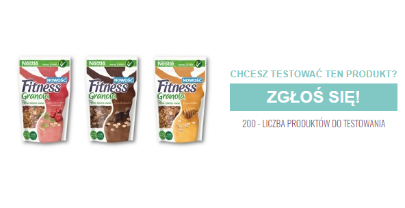 Przetestuj zdrowe granole od Nestlé FITNESS! Konkurs