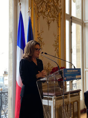 💫A Paris Déjeuner en l’honneur de Mme. Michèle Boisvert, Déléguée générale du Québec en France.