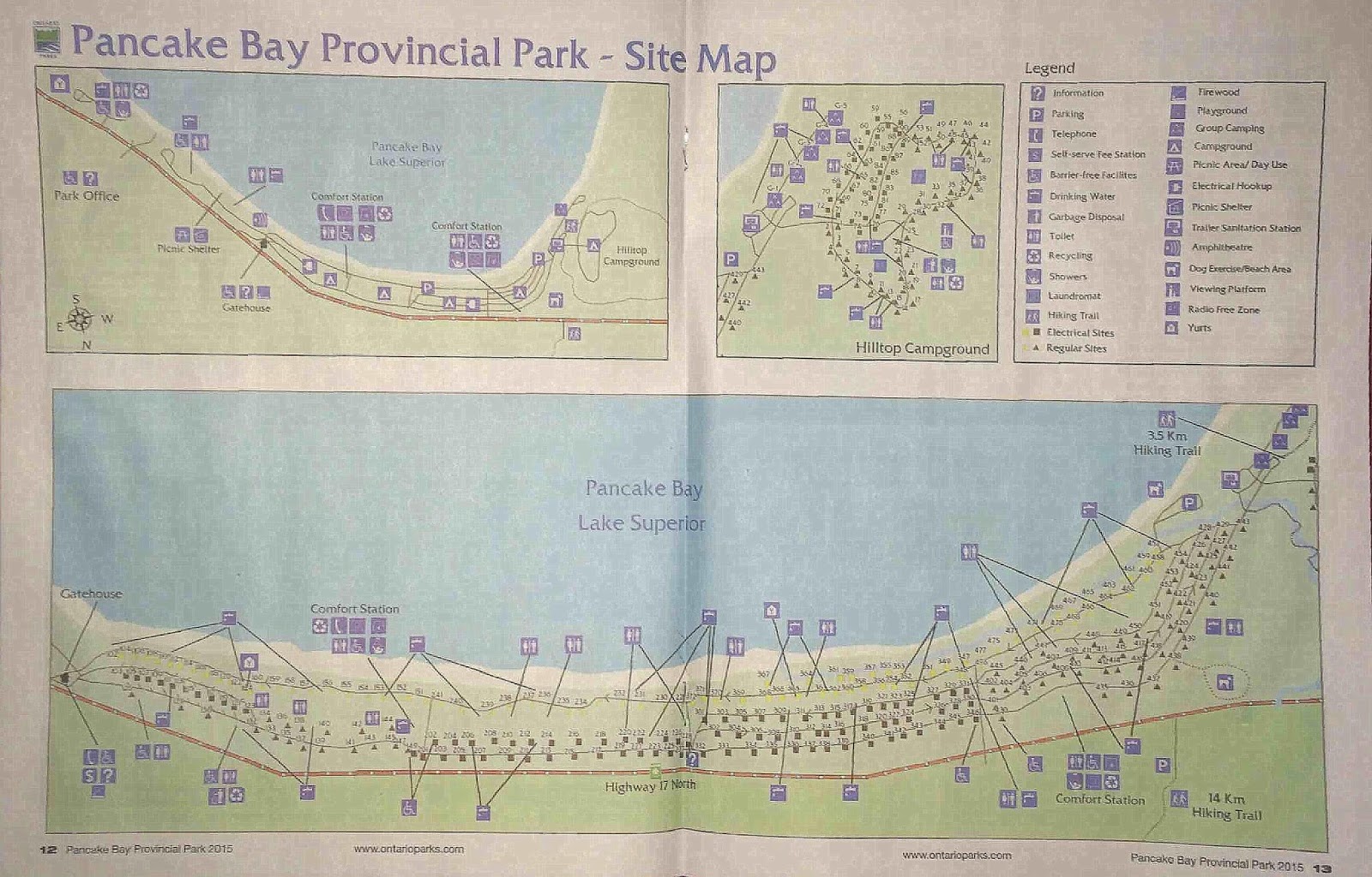 Camper Umo's Campground Reviews Review Pancake Bay Provincial Park