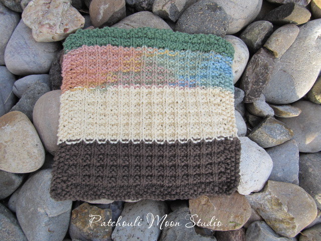 Patchouli Moon Studio~ Hand Knit Washcloth