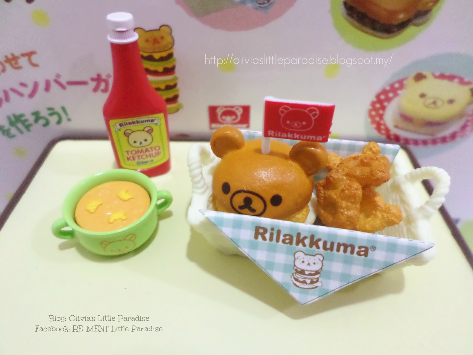 Doraemon Rement Miniature Burger Shop Breakfast Take out Hot Dog No.3