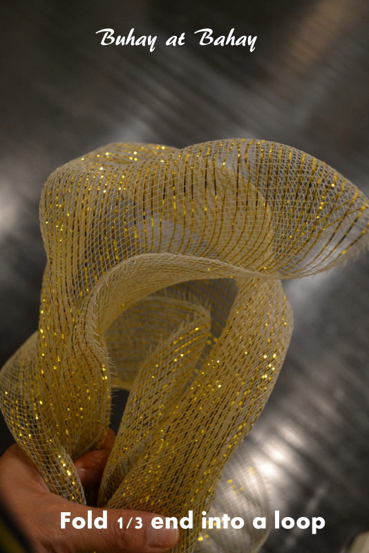 Life & Home at 2102 How to make a Mesh Ribbon