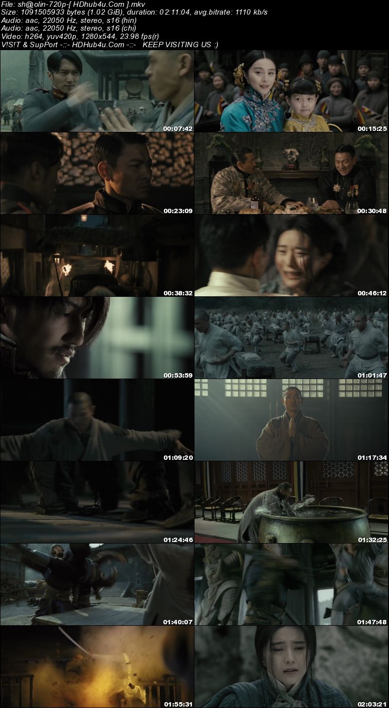 Shaolin 2011 Hindi Dual Audio 720p BluRay 1GB Download