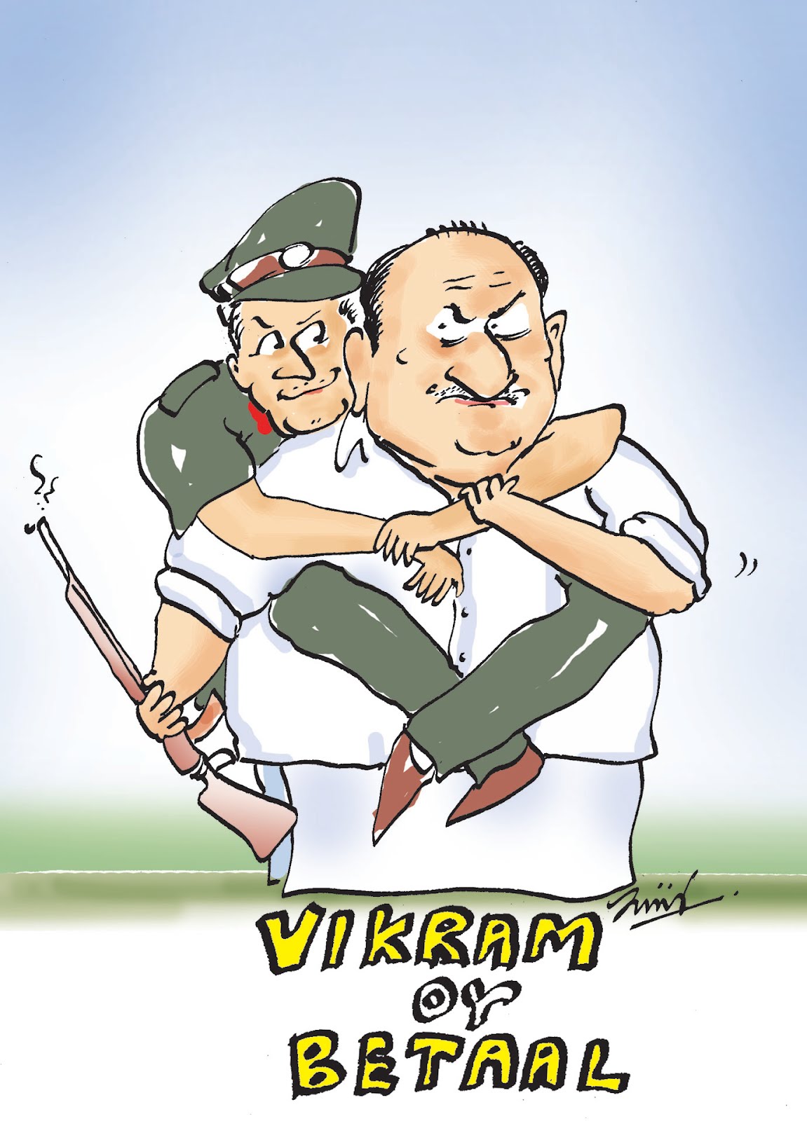 Indian Army Chief Cartoon