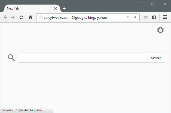 Combine Address & Search Bar in Mozilla Firefox Combine Address & Search Bar in Mozilla Firefox