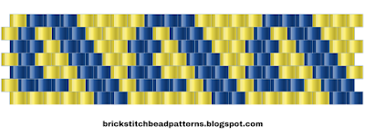 Pony Bead Cuff Bracelet Pattern 6 Free Brick Stitch Bead Pattern 6 Download