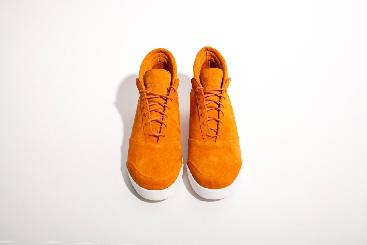A New Dawn In Burnt Orange: 001 By John Geiger Claw/White Sneaker ...