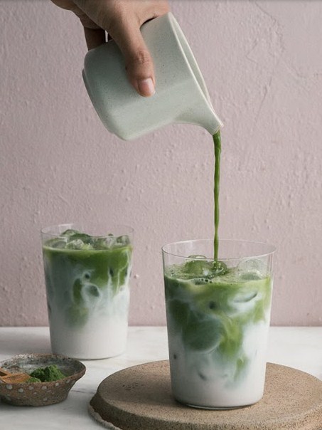 Matcha Iced Latte Matcha Iced Latte
