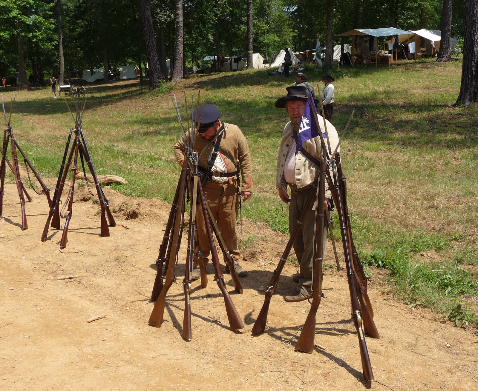 The Civil War Picket Photos Scenes from 2012 Battle of Resaca