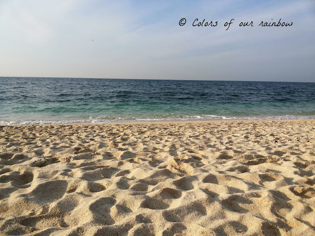 The beaches in UAE in winter The beaches in UAE in winter