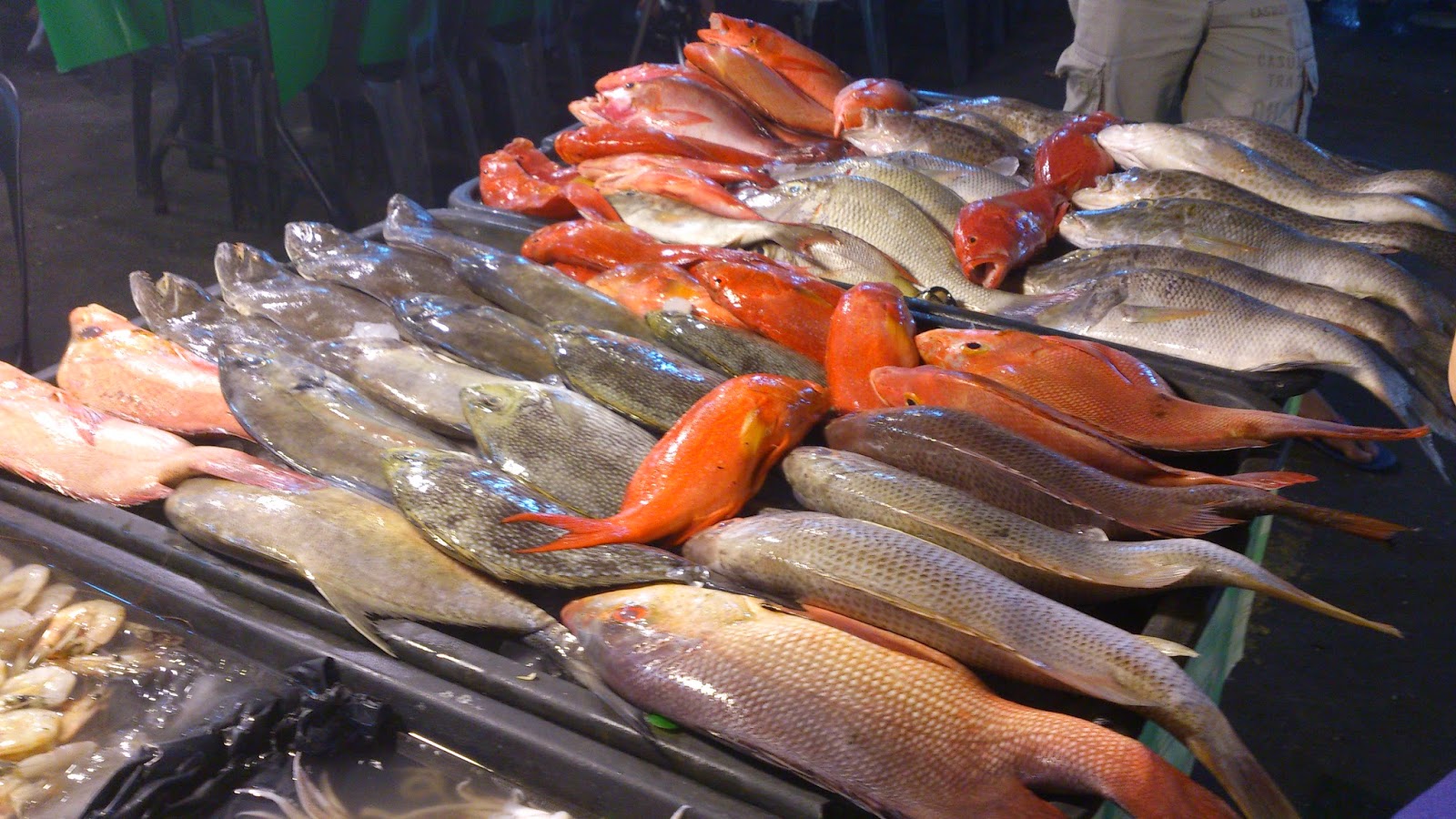 The sisters' favorite things... Fresh Seafood Dinner Filipino Market