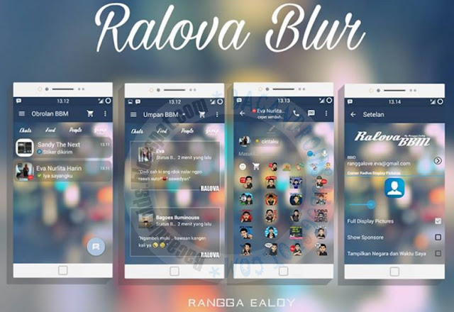 download BBM Mod V 2.10.0.35 Thema Ralova Blur