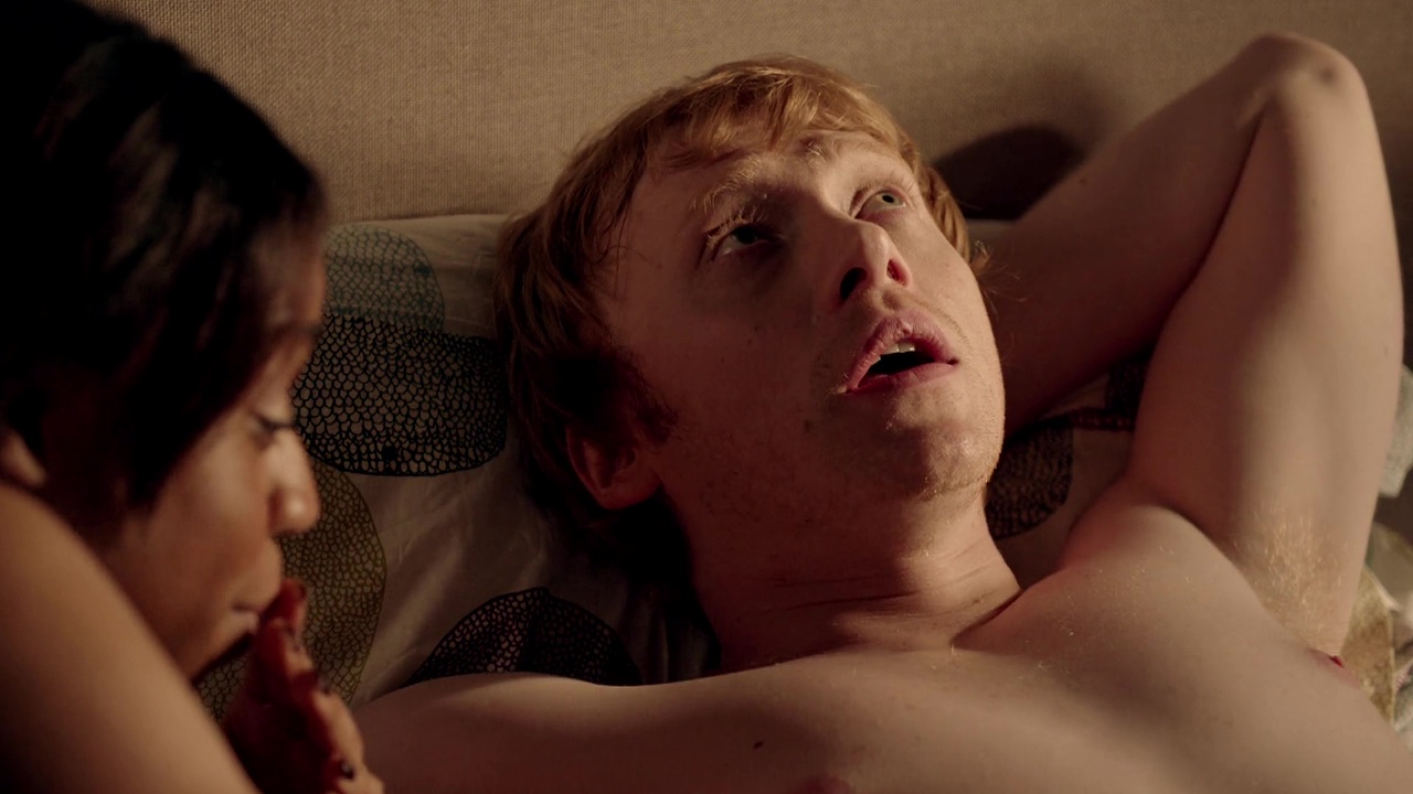 ausCAPS: Rupert Grint shirtless in Sick Note 1-01 Queen Of Hearts