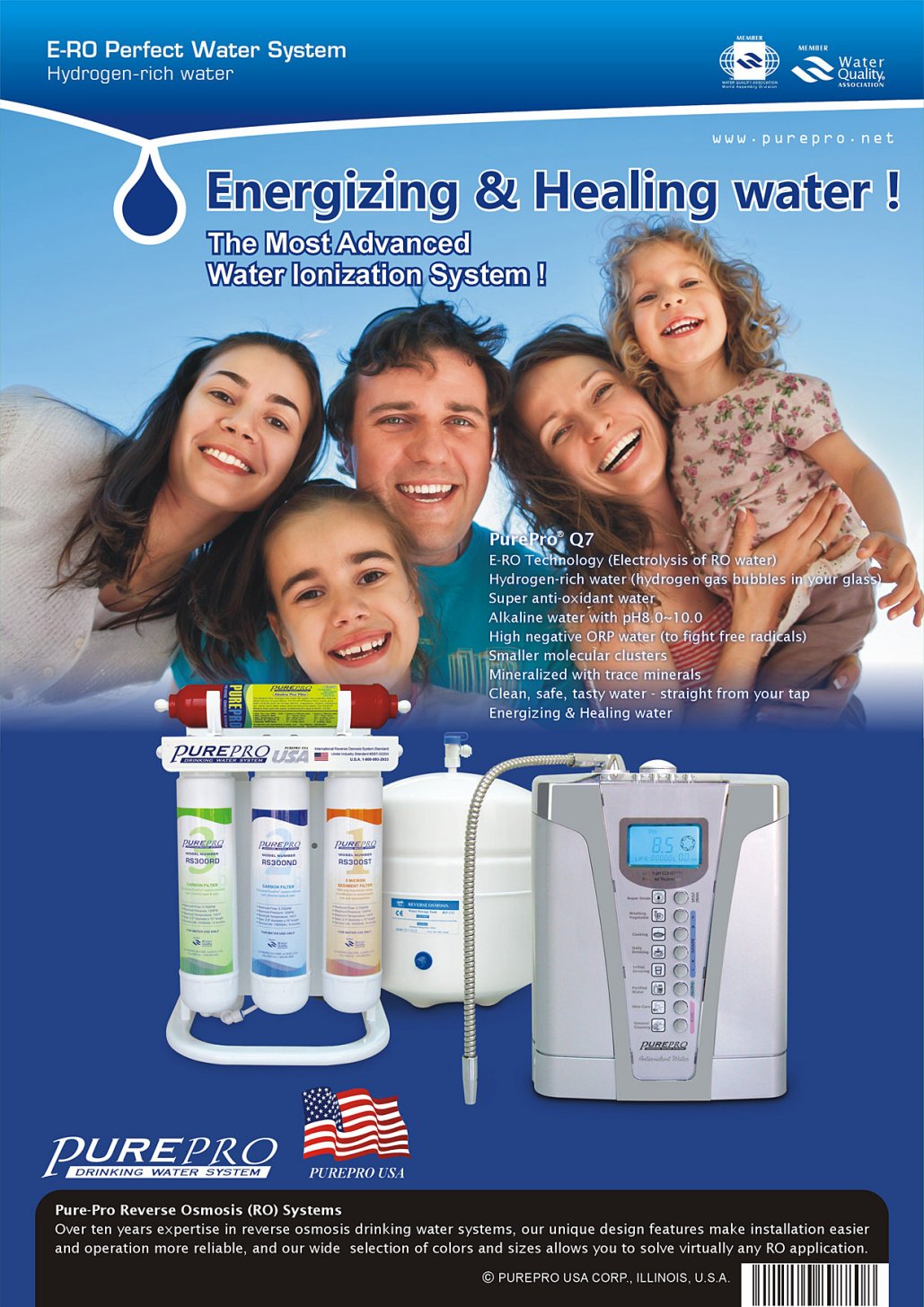 PurePro® Perfect Water Series - A combination of The Best of World !! ( RO / NF + Water Ionizer)