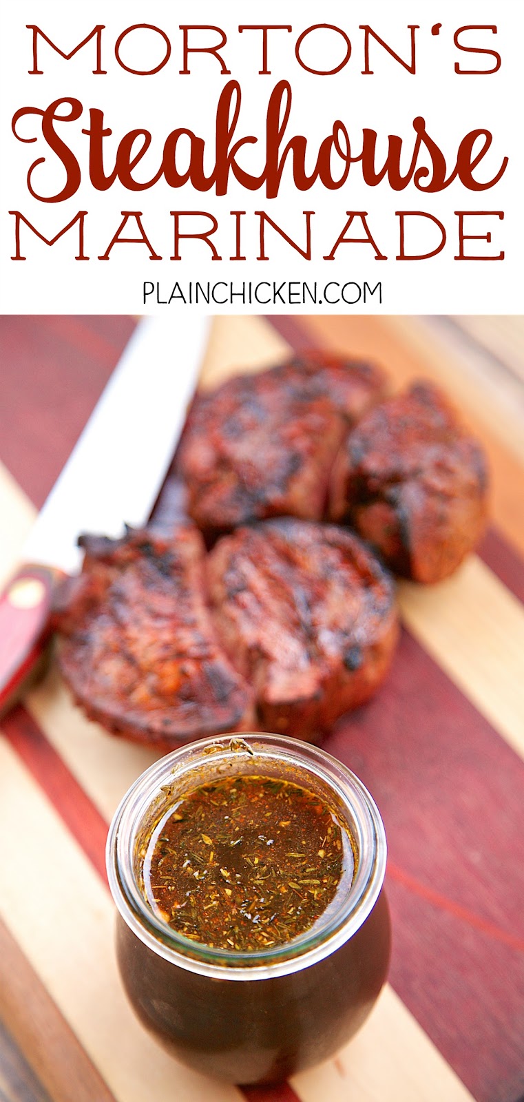 Morton's Steakhouse Marinade Plain Chicken®