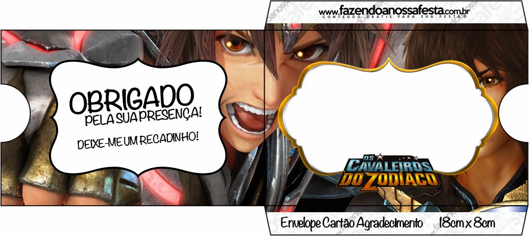 Caballeros del Zodiaco: etiquetas para candy bar para imprimir gratis. Funda de Caballeros del Zodiaco para CD's para imprimir gratis.