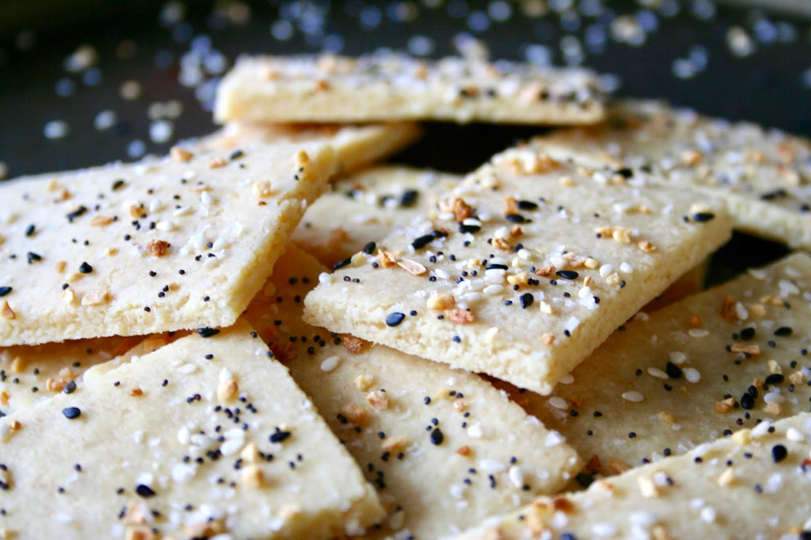 Parmesan Almond Crackers
