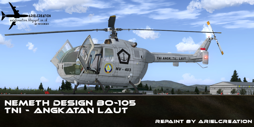 Nemeth Design Bo105 Livery FSX Ariel Creation Flight