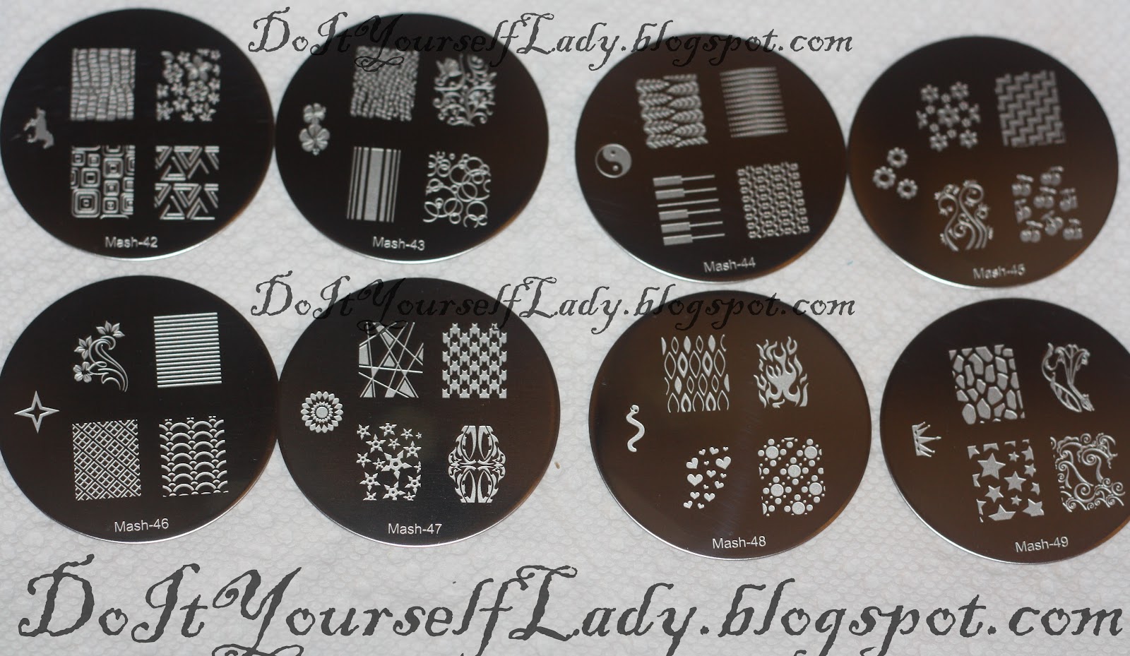 Review and Nail Art: MASH Stamping Plates (26-50) [Lizzy O]
