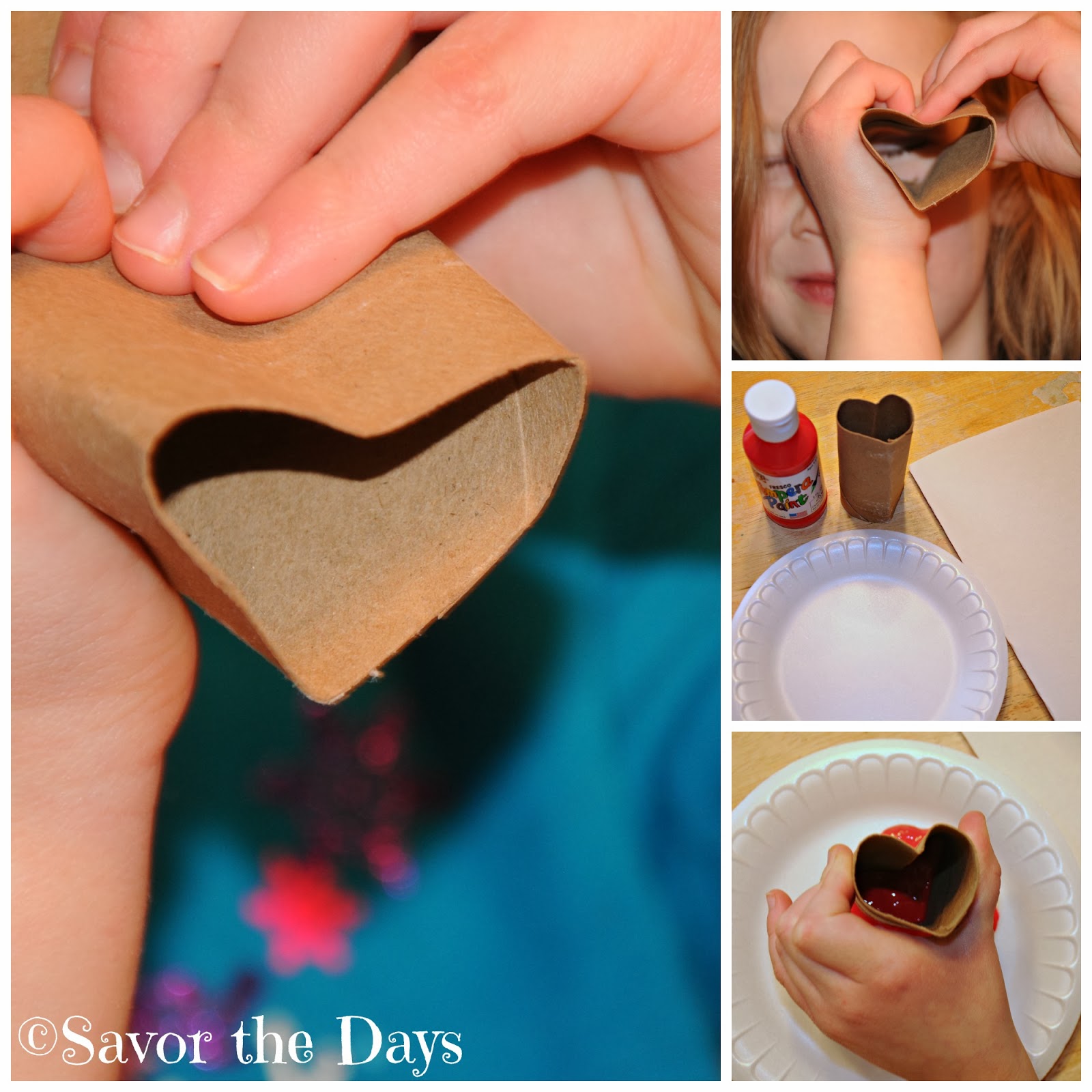 Savor The Days: Recycled Art Project: Making Valentines Day Cards