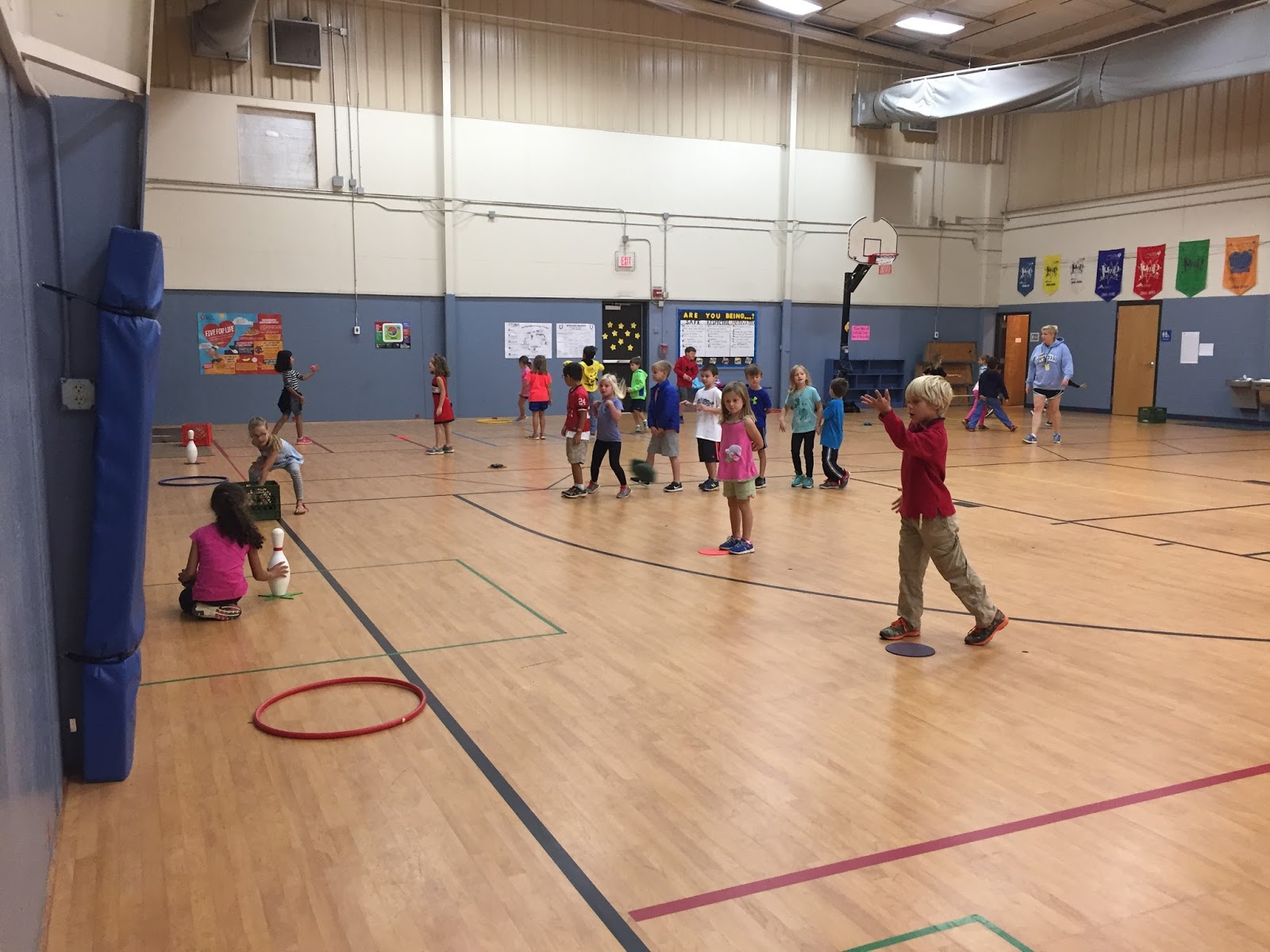 Underhand Toss & Climbing Wall Challenge!