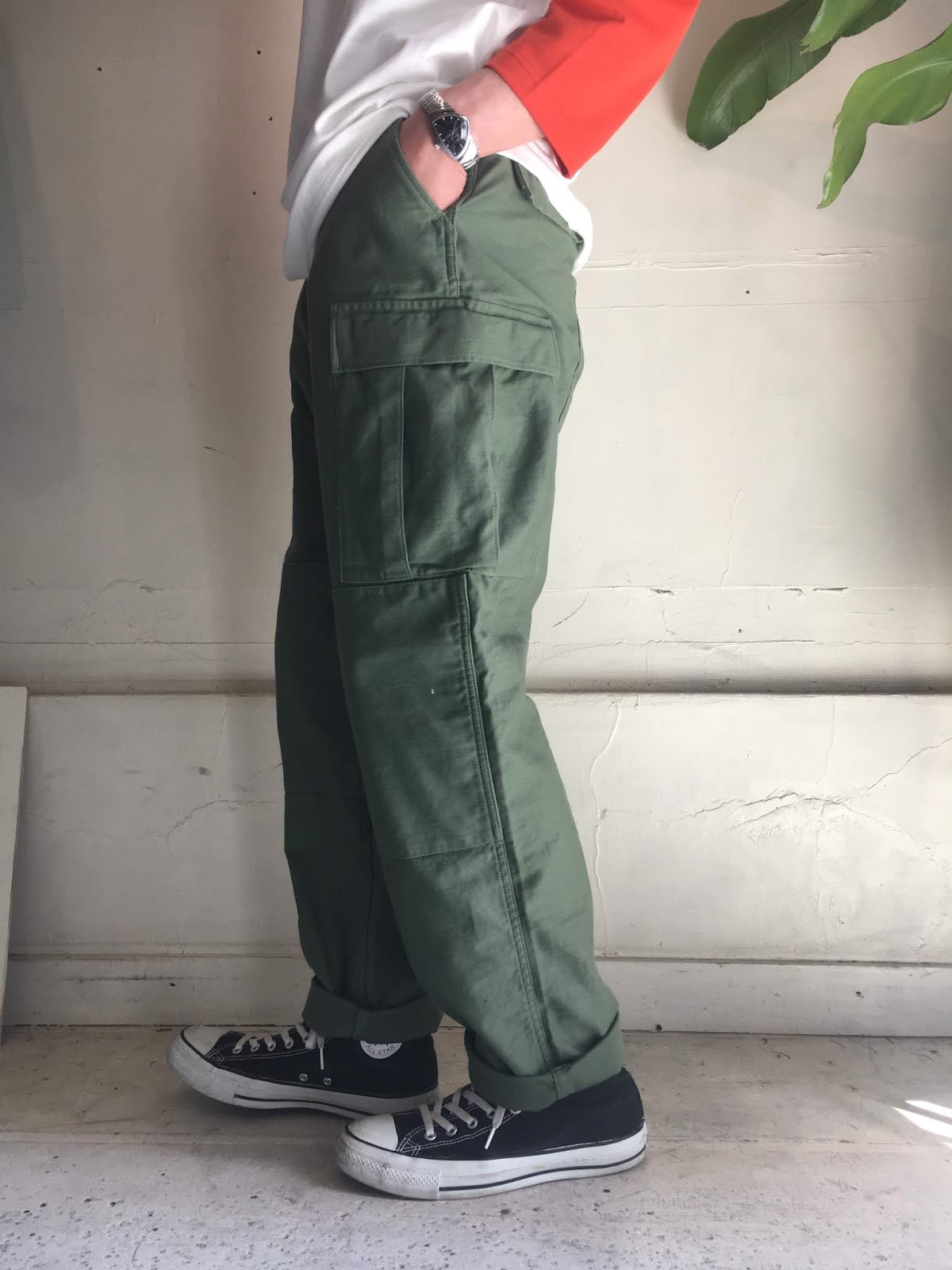 COOTIE カーゴパンツ オリーブ L低 価格 通販