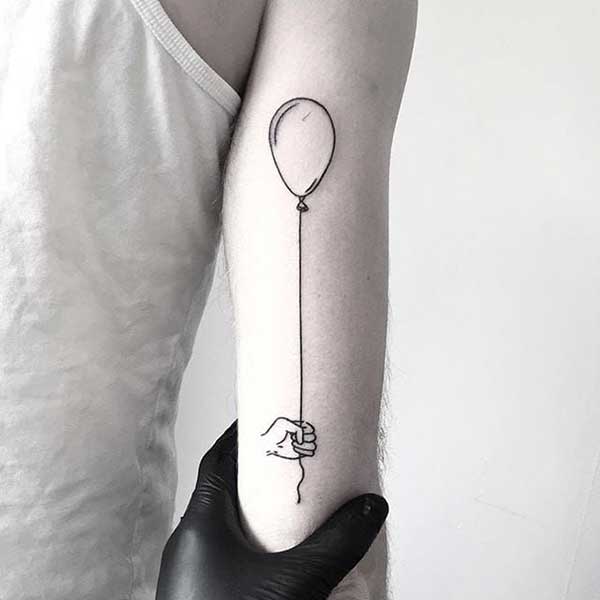 tatuagens de balões para as meninas tatuagens de balões para as meninas