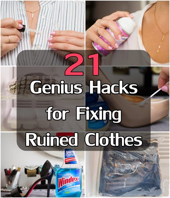 21 Genius Hacks for Fixing Ruined Clothes