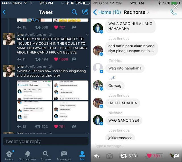 Shocking! High Schooler Is Harassed And Degraded by College Students on Facebook Group Chat Shocking! High Schooler Is Harassed And Degraded by College Students on Facebook Group Chat