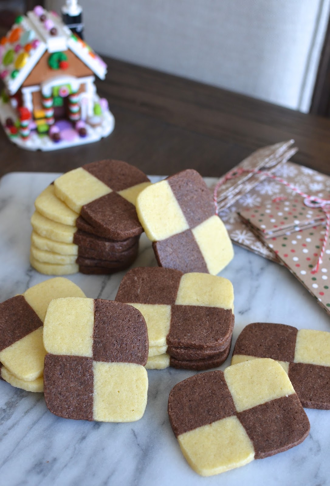 Playing with Flour Checkerboard icebox cookies
