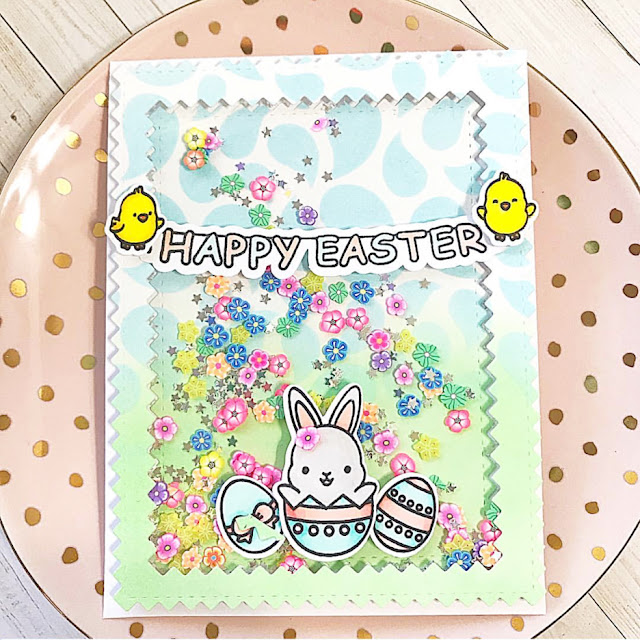 Sunny Studio Stamps: Chubby Bunny Customer Card Share by Lisa