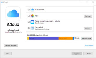iCloud su PC iCloud Windows