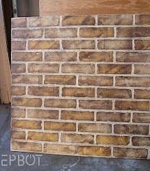brick faux painting diy paint stone paneling tutorial walls exterior wall painted panels outside looks natural dark board epbot stage
