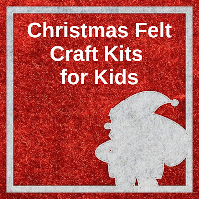 Festive Christmas Felt Craft Kits for Kids Christmas Holiday felt craft kits children kids