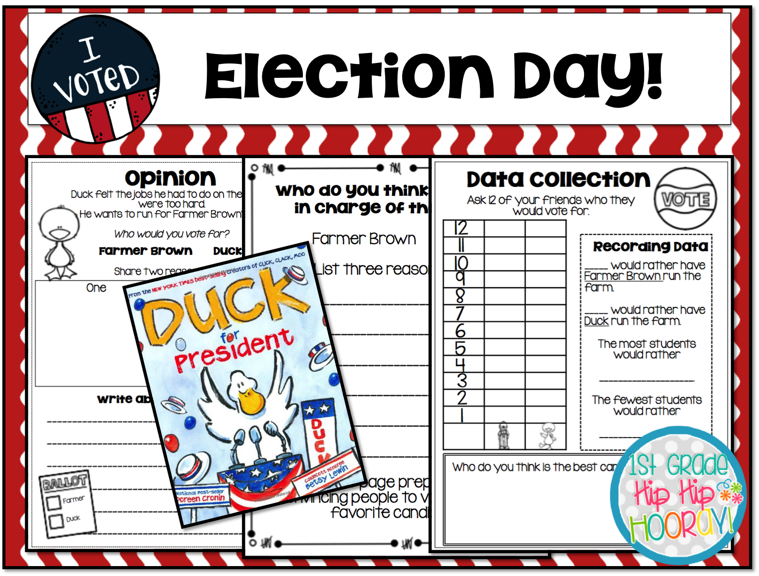 1st Grade Hip Hip Hooray!: Election Day...November 7th!