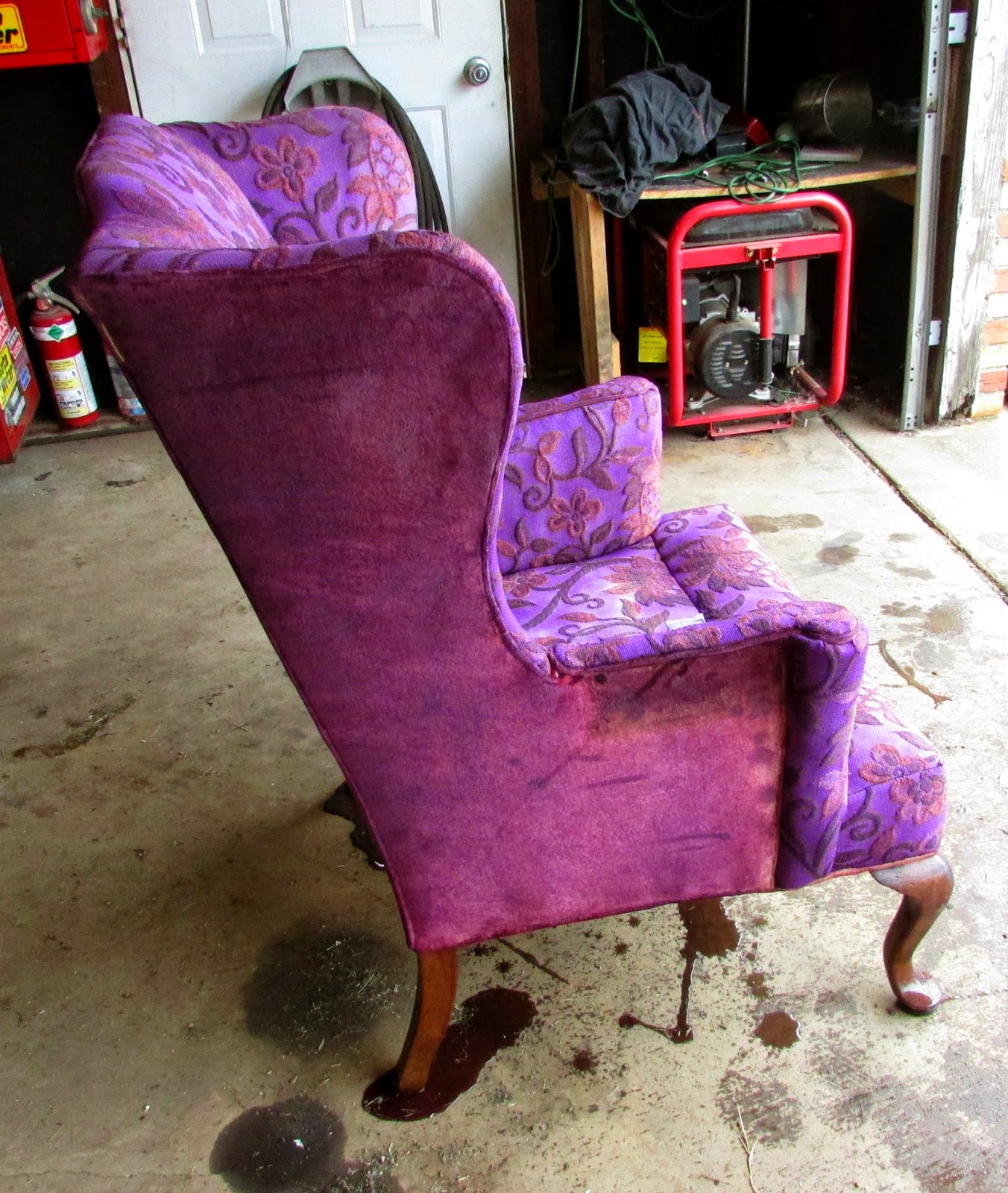 Wingback Chair Makeover Rustic & Refined