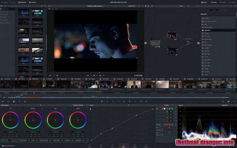 Download Davinci Resolve Studio 15.1.0.23 Full Cr@ck – Phần mềm chỉnh sửa màu sắc video mạnh mẽ