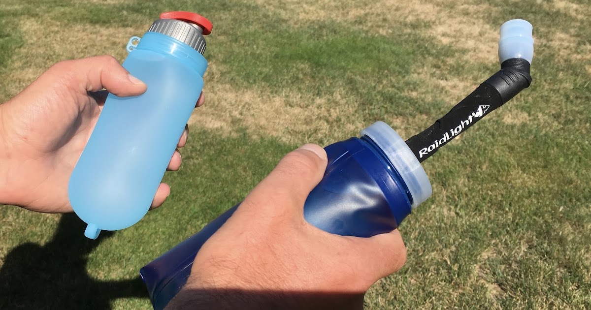 Road Trail Run Review 2 Innovative Soft Flask Run Bottles UltrAspire Formula 250 & Raidlight