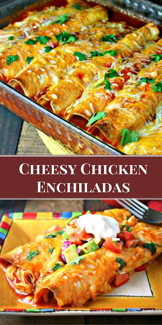 Cheesy Chicken Enchiladas