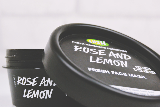 Review of Lush Rose and Lemon Face Mask