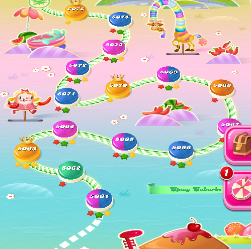 Candy Crush Saga level 5061-5075 Candy Crush Saga level 5061-5075