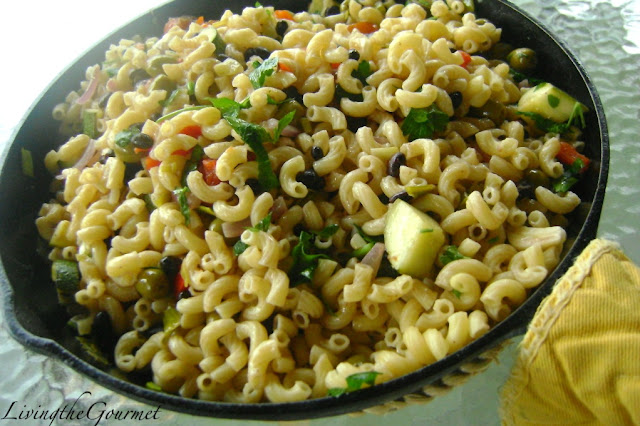 macaroni & olive salad!!!